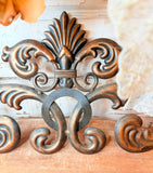 LARGE ORNATE VINTAGE DAMASK WALL DECOR