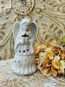 ANGEL VINTAGE STAR CANDLE HOLDER