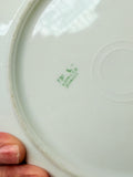 VINTAGE FRANCE FLORAL PLATE GOLD HANDLE
