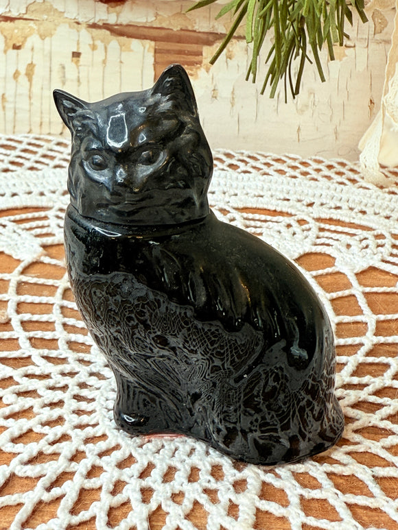 AVON BLACK CAT VINTAGE COLOGNE BOTTLE