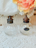 VINTAGE PAIR OF LENOX GLASS SHAKERS