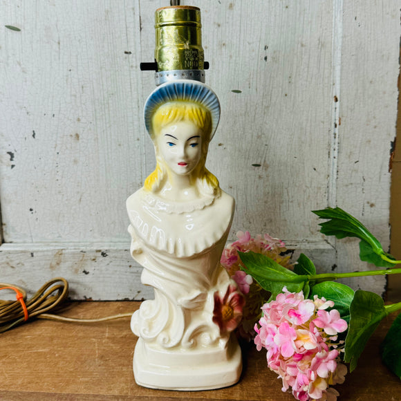 ANTIQUE VICTORIAN LADY LAMP - 2 AVAILABLE