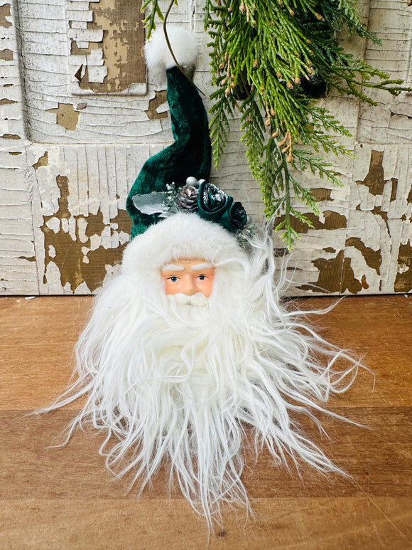 EMERALD SANTA CLAUS VINTAGE DECOR