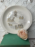 LARGE VINTAGE COZY HOME PLATTER PLATE