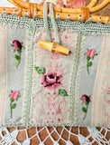 VINTAGE ROSE TAPESTRY HAND MADE PURSE
