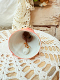 VINTAGE PORCELAIN SLEEPY GIRL BELL