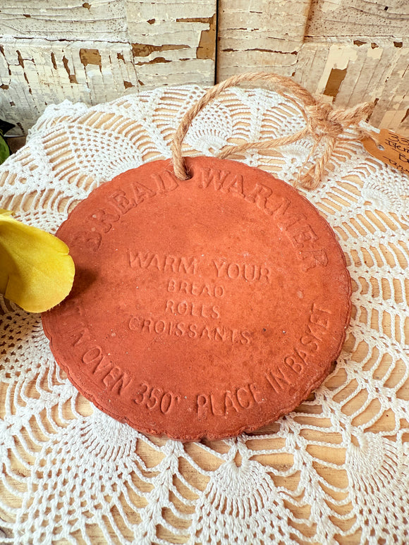ANTIQUE TERRA COTTA BREAD WARMER