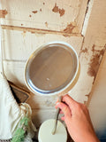 VINTAGE MAGNIFYING MIRROR ON STAND