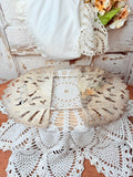 Vintage, expanding, ornate silver tray ￼