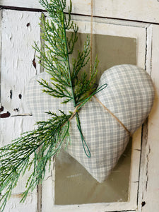 HANDMADE HEART PLUSH DECOR