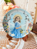 VINTAGE NURSERY RHYME PLATE - “A Tisket, A Tasket”
