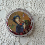 VINTAGE ROSE SCENTED HOLY LAND ROSARY #5