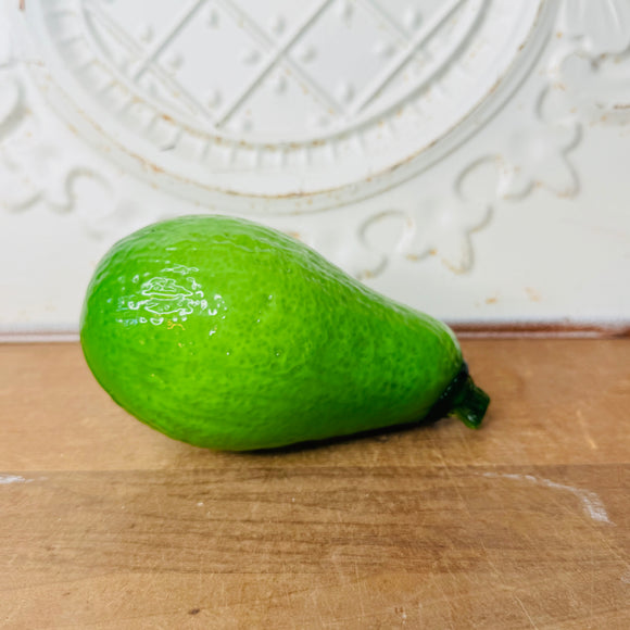 VINTAGE HANDBLOWN GLASS DECOR - PEAR / ZUCCHINI