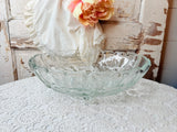 VINTAGE INDIANA GLASS FOOTED BOWL