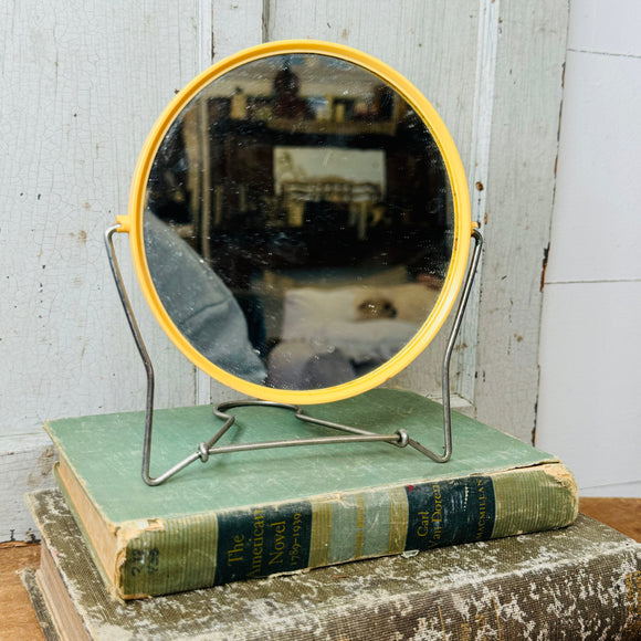 VINTAGE MID CENTURY FOLDING VANITY MIRROR