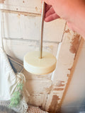 VINTAGE MAGNIFYING MIRROR ON STAND