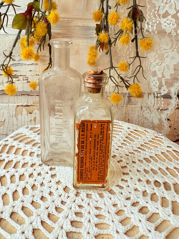 ANTIQUE SET OF MEDICINE BOTTLES #1