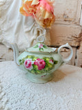 VINTAGE LEFTON MUSIC BOX FLORAL TEAPOT