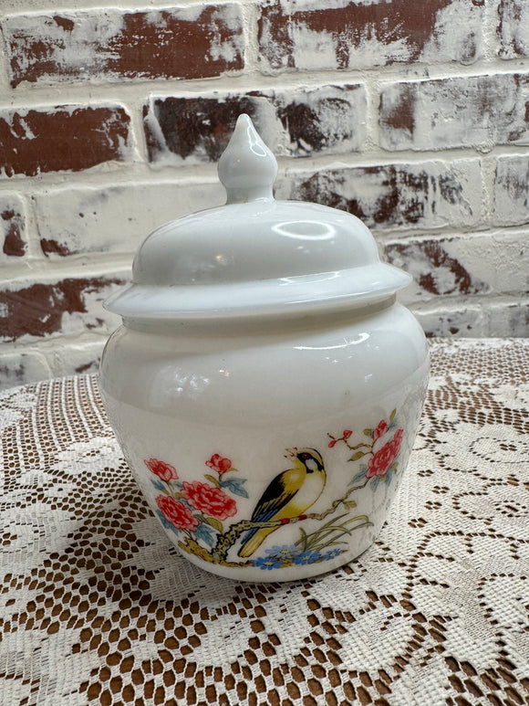 AVON VINTAGE BIRD GINGER JAR