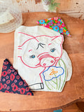 LOT OF VINTAGE LINENS - PIGGY