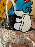 VINTAGE HEFTY SMURF TUMBLER