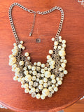VINTAGE AMAZING PEARL CLUSTER NECKLACE