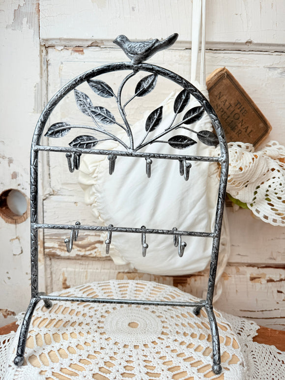 Large bird vintage key jewelry holder decor