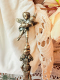 ITALY VINTAGE SILVER CHERUB SERVING SPOON - 2 AVAILABLE