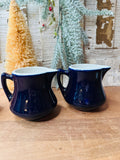 BLUE VINTAGE CREAMER - 2 AVAILABLE