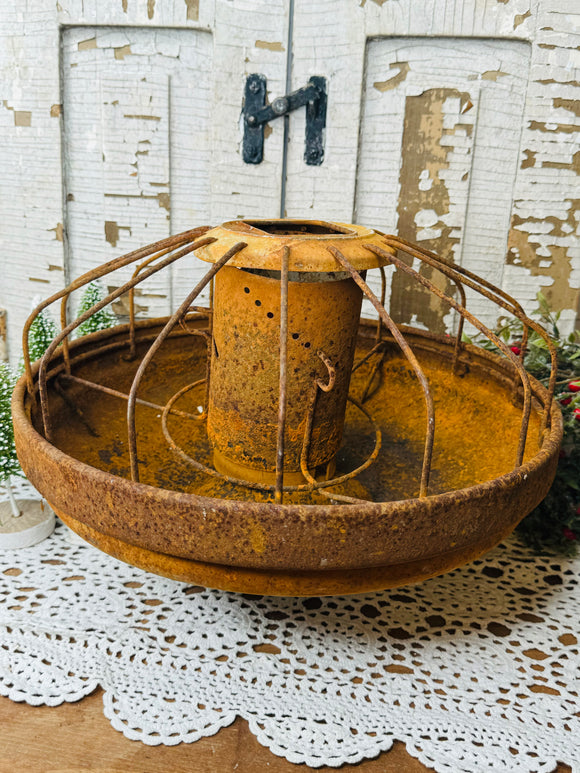 ANTIQUE CHICKEN FEEDER