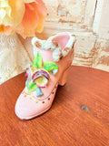 VINTAGE VICTORIAN PORCELAIN SHOE PLANTER