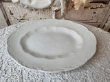 LARGE WHITE VINTAGE IRONSTONE PLATTER