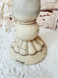 ANTIQUE RARE CONCRETE XL CANDLE PILLAR DECOR