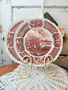 SET OF 2 MEAKIN IRONSTONE PLATES