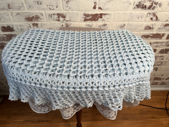 VINTAGE BLUE AFGHAN