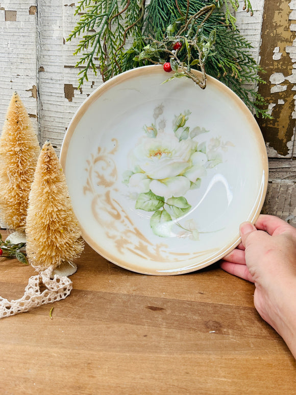 GERMANY VINTAGE FLORAL PLATE #1