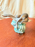 VINTAGE DOLPHIN GEM STUDDED JEWELRY TRINKET DISH