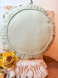 BEAUTIFUL CIRCLE RUFFLE THROW PILLOW