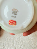 VINTAGE LEFTON SET OF FLORAL PORCELAIN SUGAR AND CREAMER WITH GOLD TRIM