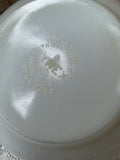 VINTAGE LARGE BLUE POLKA DOT PYREX BOWL
