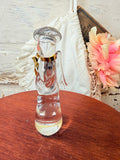 VINTAGE HEAVY HAND BLOWN MEDIUM ANGEL STATUETTE