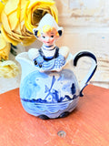 VINTAGE DELFT LADY CREAMER/PITCHER