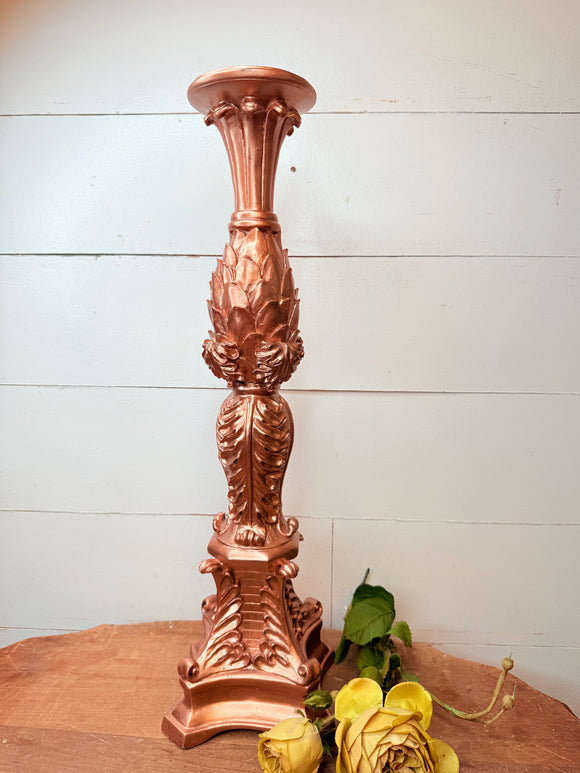 XL ORNATE VINTAGE CANDLESTICK HOLDER #3