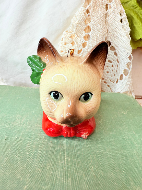 SIAMESE CAT JAPAN VINTAGE ORNAMENT DECOR