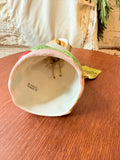 VINTAGE BELL - PINK AND GREEN