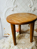 VINTAGE WOOD STOOL