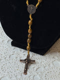 VINTAGE ROSARY - WOODEN BEADS