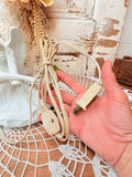 VINTAGE BISQUE FAIRY LAMP