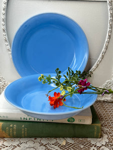 EXTRA RARE HAZEL ATLAS BLUE PLATE - 2 AVAILABLE