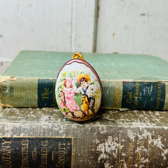 VICTORIAN CHILDREN VINTAGE EGG DECOR